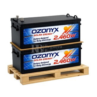 2 Bater�as para Instalaciones Solares 205Ah | Ozonyx OZX205.AS